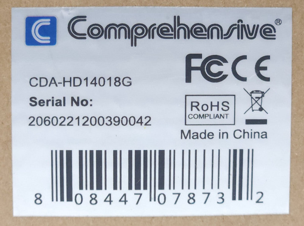 COMPREHENSIVE CDA HD14018G 1X4 HDMI 18Gbps Splitter