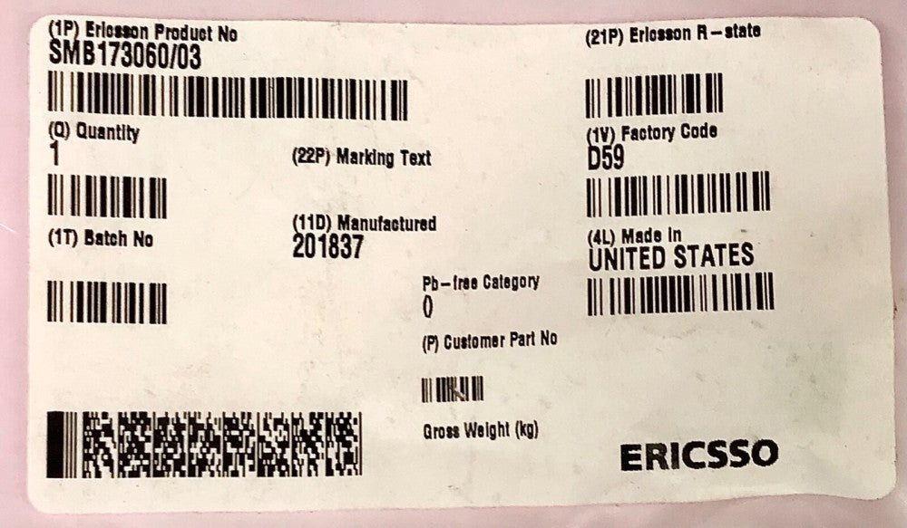 LOT OF (12) ERICSSON SMB173060103 SMB173060/03 R-State Cage Nut Captive Nut Clip