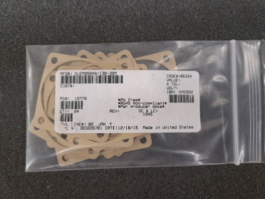 New, Glenair, M85049/130-35M, SQUARE FLANGE GASKET