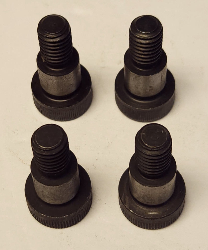 LOT OF 4 SOCKET SHOULDER SCREW 1/2X 1/2 BLACK Finish Alloy STEEL Allen Head Hex