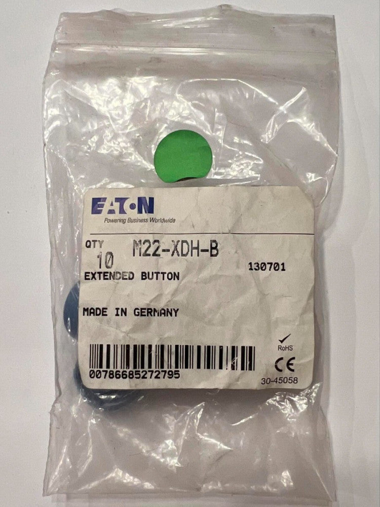 EATON M22 XDH B Extended Button BLUE M22-XDH-B Bag Of 10