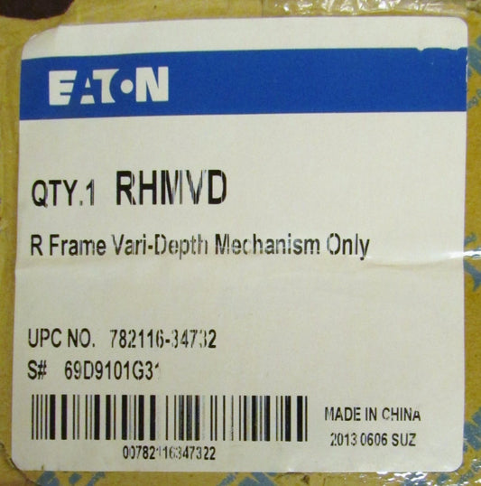 EATON CUTLER HAMMER RHMVD R Frame Breaker RD Vari Depth Mechanism 69D9101G3