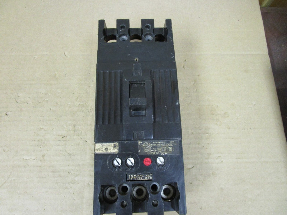 GE GENERAL ELECTRIC BREAKER TFJ236150 150A AMP 600Vac 3 POLE