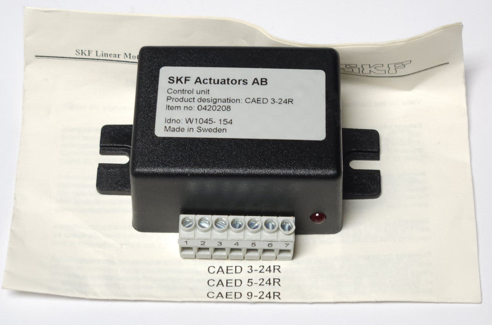SKF ACTUATORS AB CAED 3-24R 040208 Actuator Motor Control Module 24 VDC 3-9 AMP