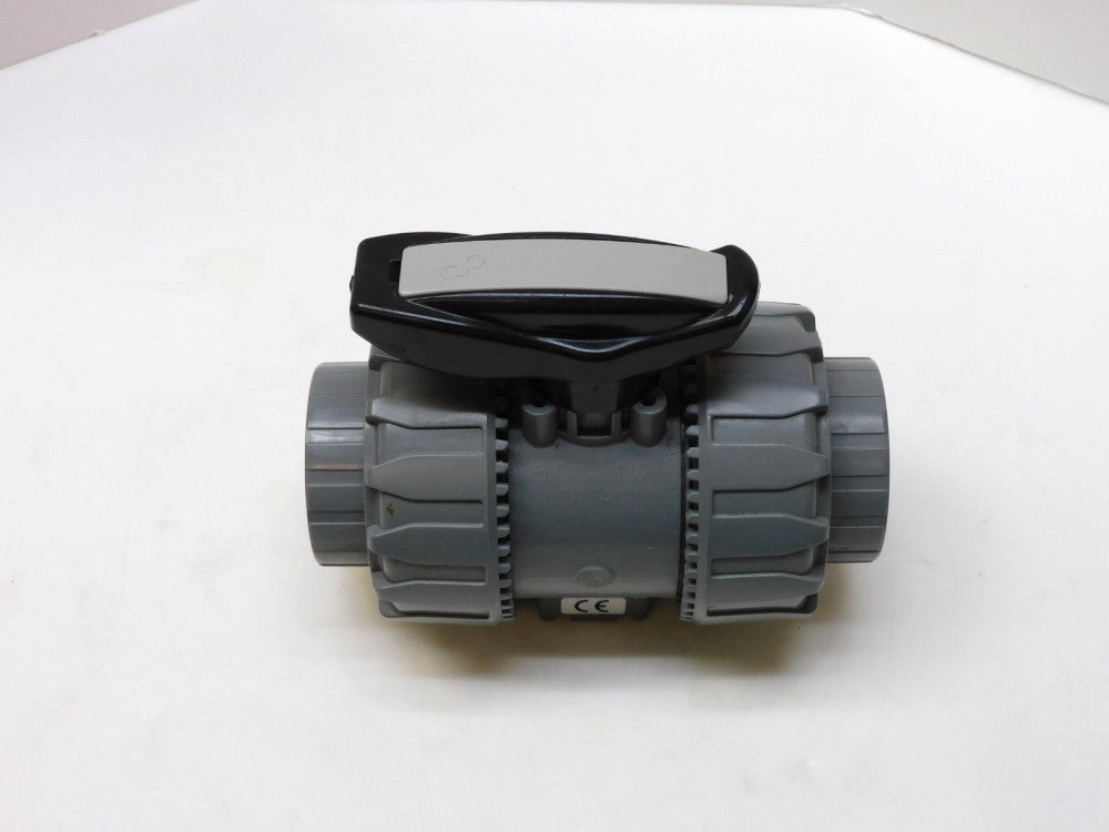 DURAPIPE DN40 2 WAY BALL VALVE VKD DUAL BLOCK LOCK PVC 50 1-1/2 GLUE IN SOCKET