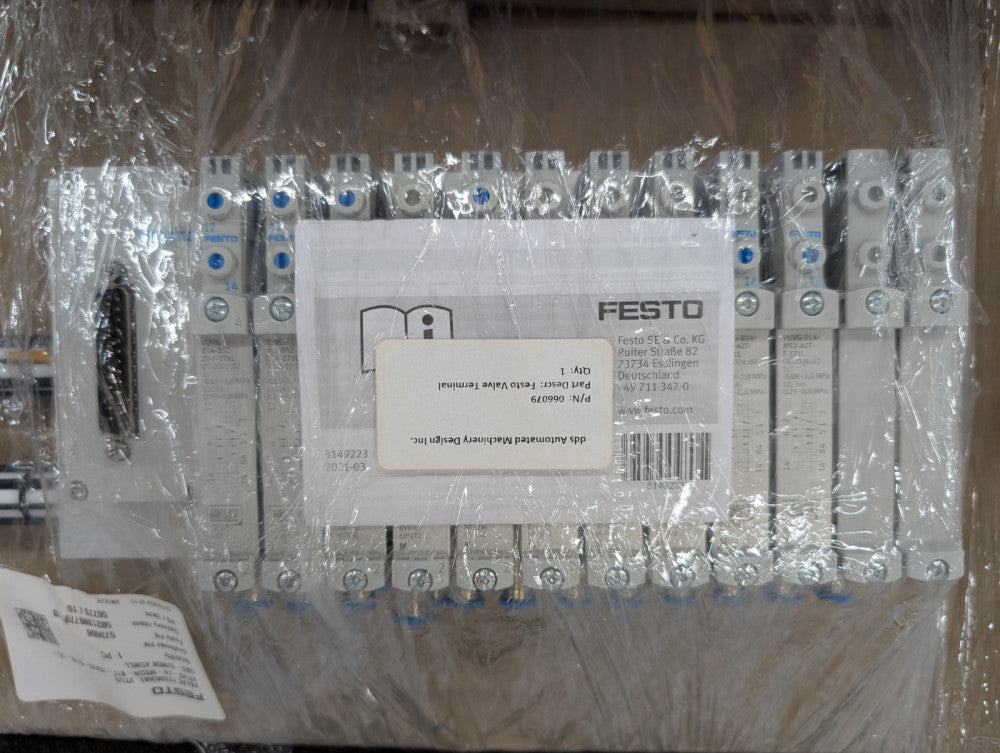 New, Festo, VTUG-14-MSDR-B1T-25V20-G14L-UL-Q6S-3JMQ8K5MLL, VALVE TERMINAL - 5736