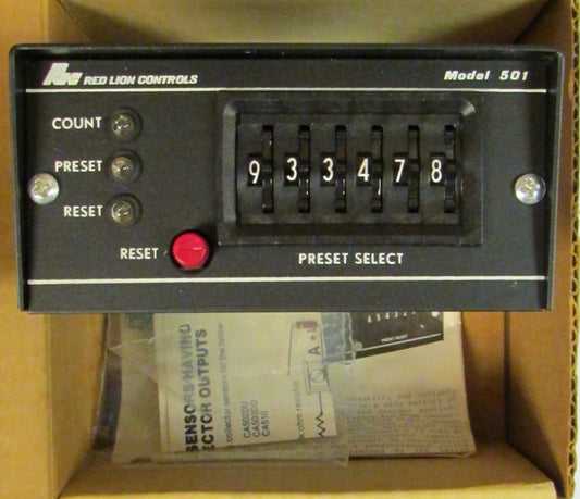 RED LION CA400P-2 501 Model 501 6 Digit Electronic Counter Presetable