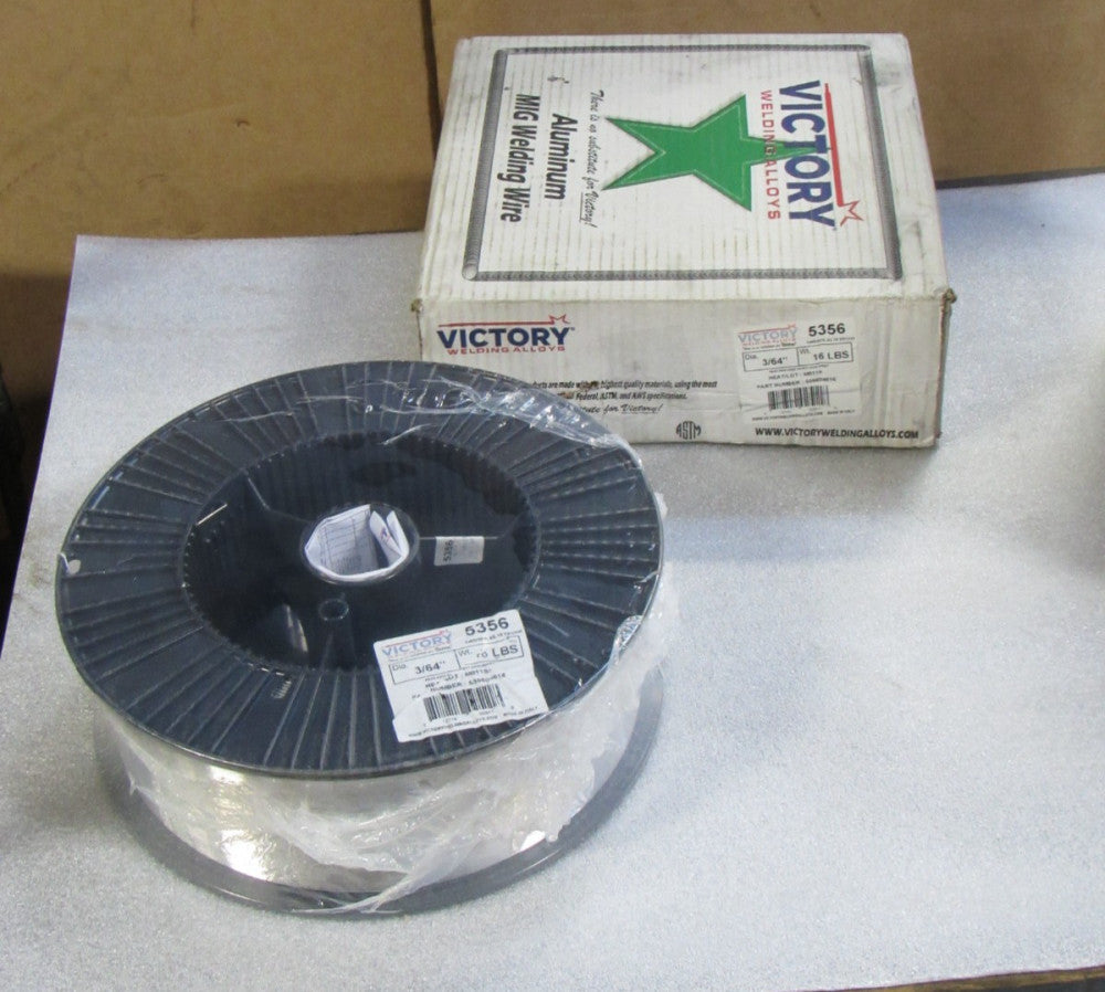 Victory Welding Wire Spool ER5356 535604616 3/64" 1.2MM AWS/SFA A5.10 16LBS New