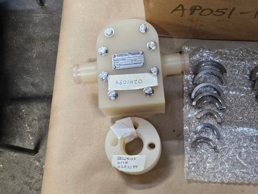 NEW FLOWDATA FLOW METER AP051-1299-2805-000 125PSI 12GPM 125°F