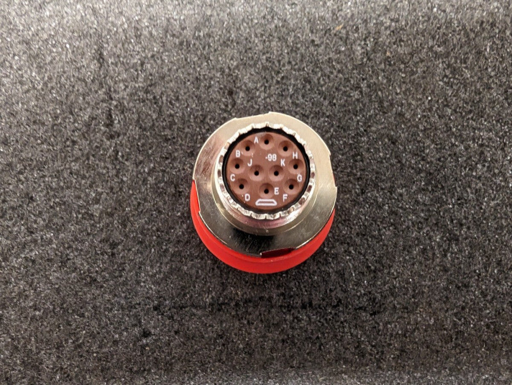 New, Amphenol, D38999/26FC98PA, Circular MIL Spec Connector 10P, SZ 13 ST PLUG