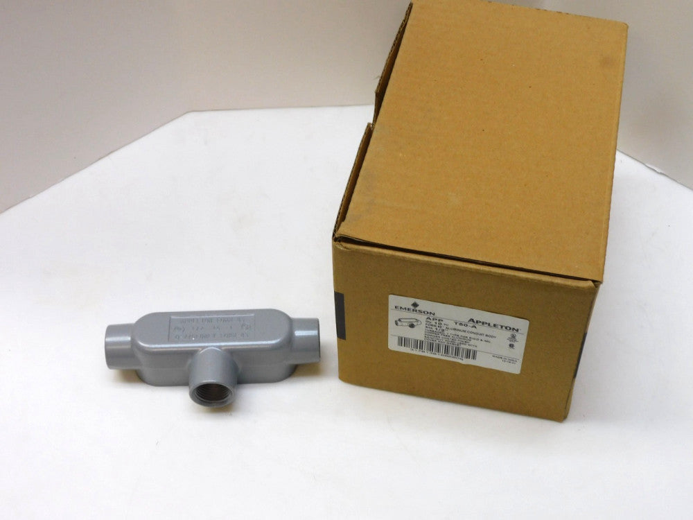 Appleton T50A Form 85 Type T RMC/IMC Tee Conduit Body 1/2"npt Aluminum Lot of 6