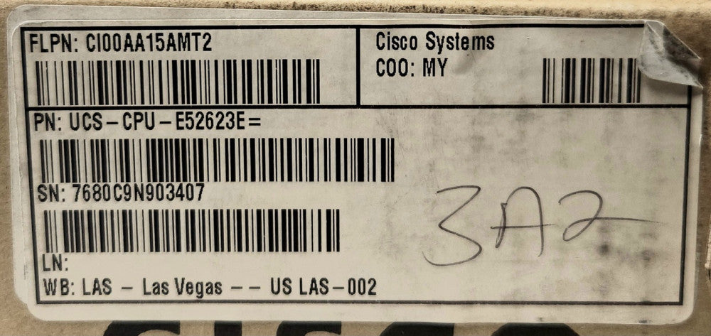 CISCO UCS CPU E52623E INTEL XEON E5-2623V4 Processor SR2P3 2.60 GHZ E5 2623