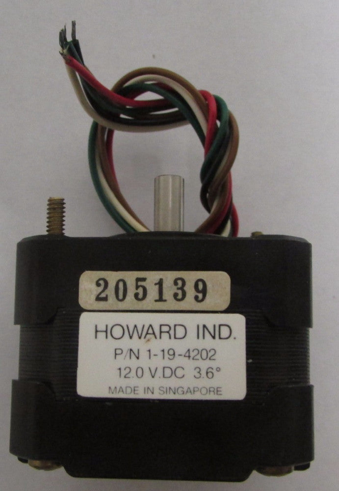 HOWARD INDUSTRIES 1 19 4202 12 VDC Servo Motor 205139