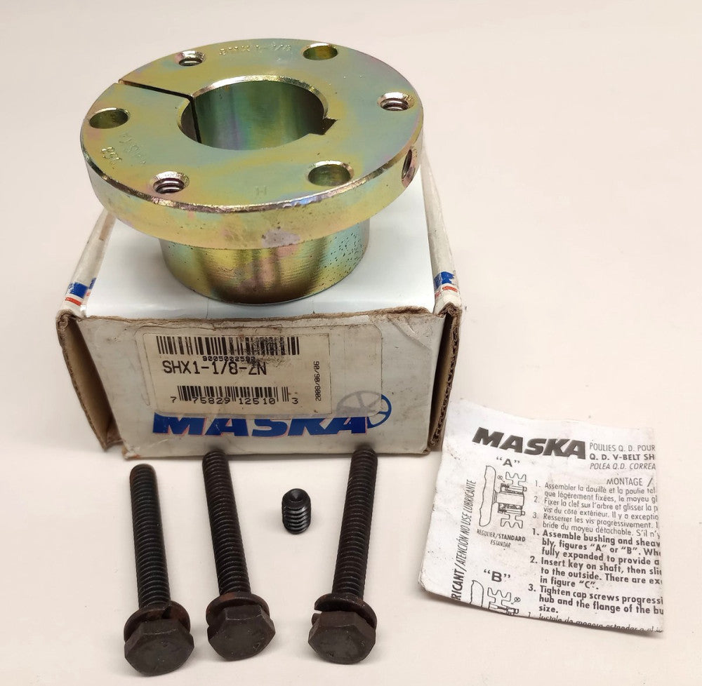 Maska SHX1-1/8-ZN Quick Disconnect Bushing 1-1/8" Keyed Bore SHX118ZN