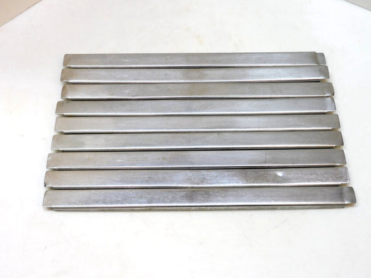 Vollrath 12" Stainless Steel Adapter Bar Steam Table Divider 75012 Lot of 9