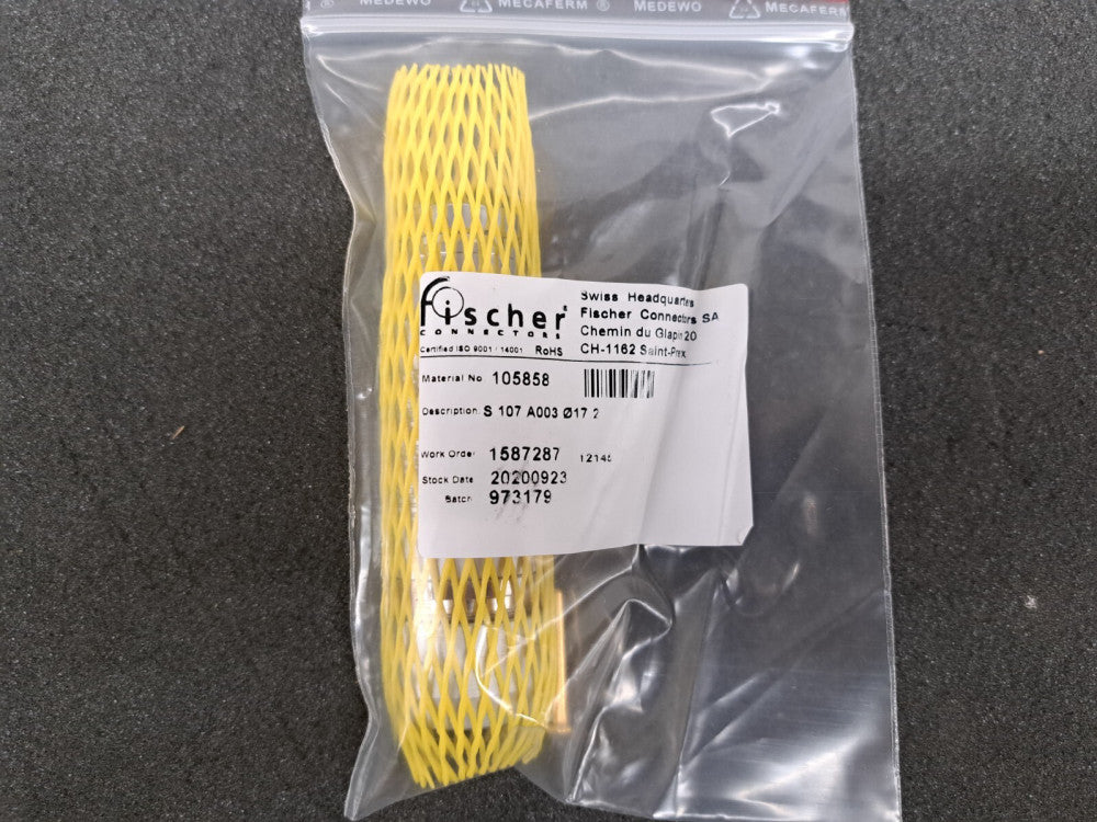 New, Fischer Connector, S 107 A003/17.2, FISCHER CONNECTORS - S 107 A003/17.2