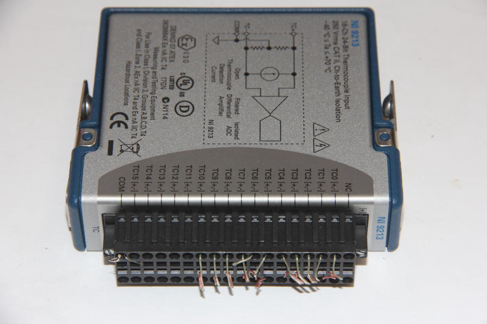 NATIONAL INSTRUMENTS NI-9213 16-Ch 24-Bit Thermocouple Input Module