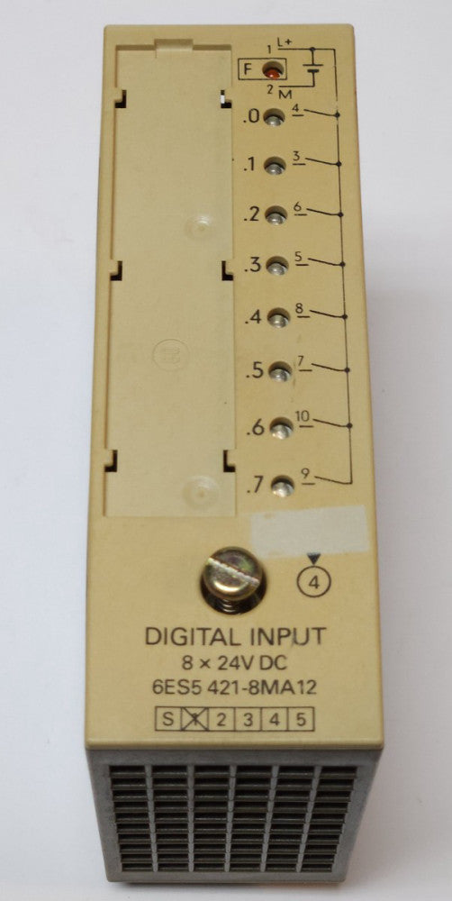 SIEMENS 6ES5 421 8MA12 SIMATIC S5 Digital Input Module 8x24VDC