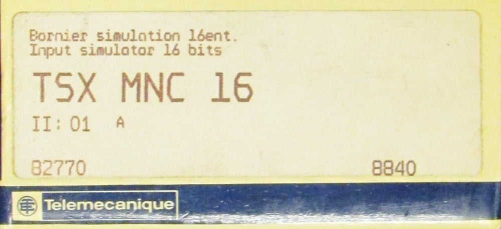 TELEMECANIQUE Input Simulator 16 Bit TSX MNC 16