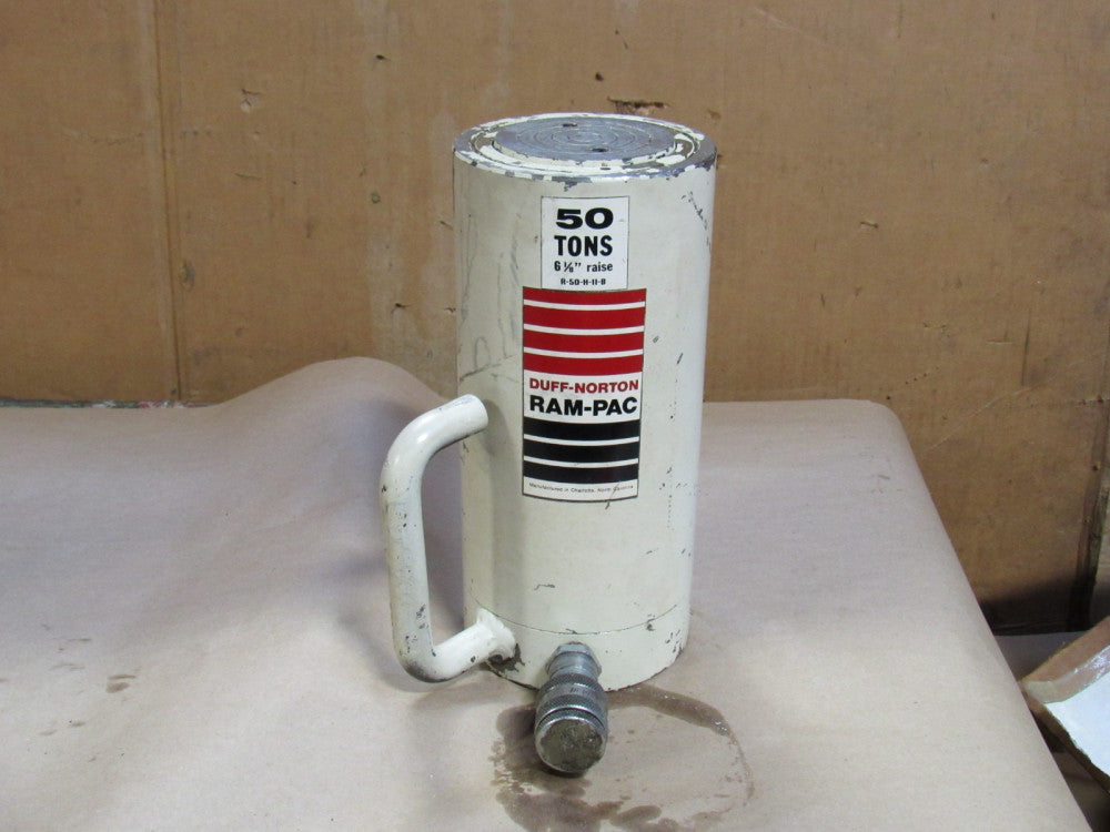 DUFF NORTON RAM-PAC HYDRAULIC CYLINDER JACK R-50-H-11-B 50 TON 9050PSI