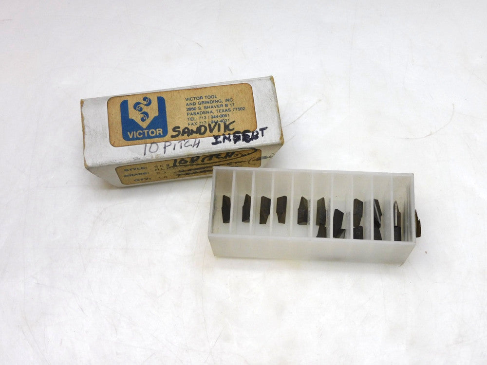 LOT OF 15 VICTOR SKJ1802-4 CARBIDE INSERT MLPE-2532 C3