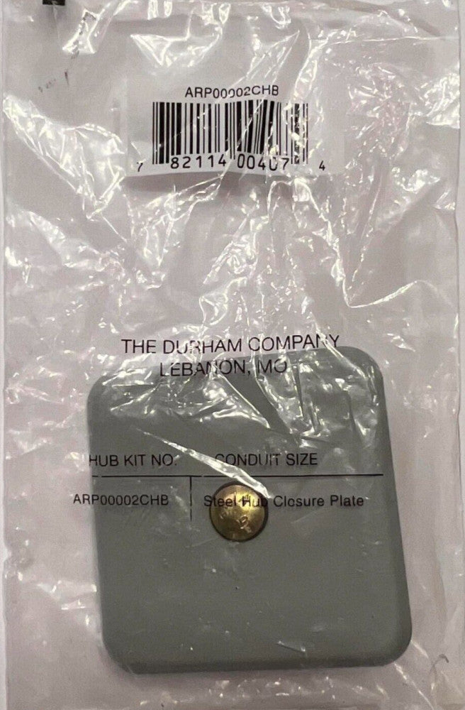 DURHAM ARP00002CHB Hub Kit Steele Hub Closure Plate