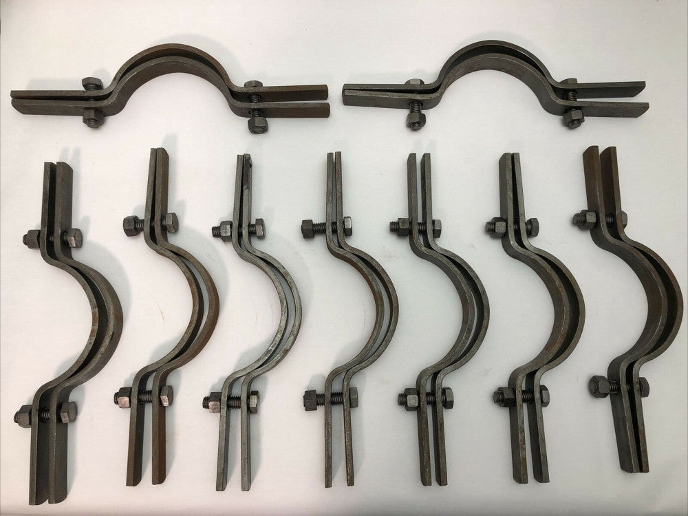 9 STEEL RISER PIPE CLAMPS B-LINE B3373-4 4'' diameter