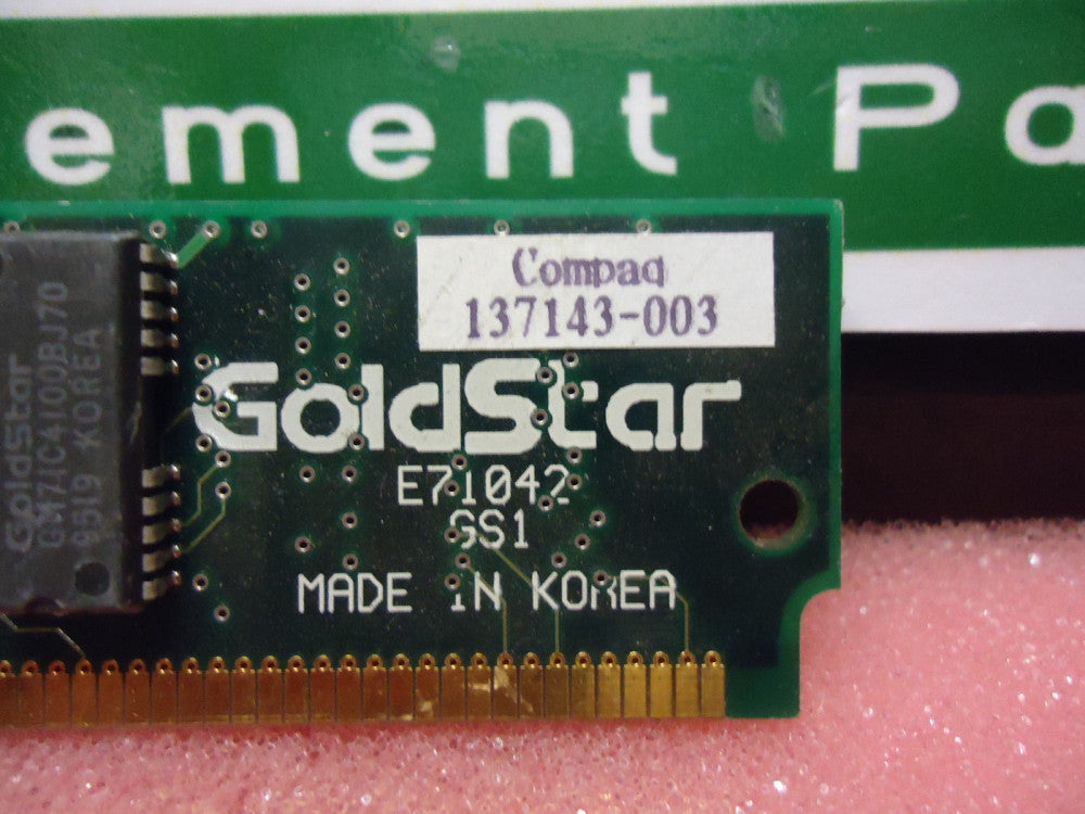 137143-003 Compaq Memory Mod Brand New!