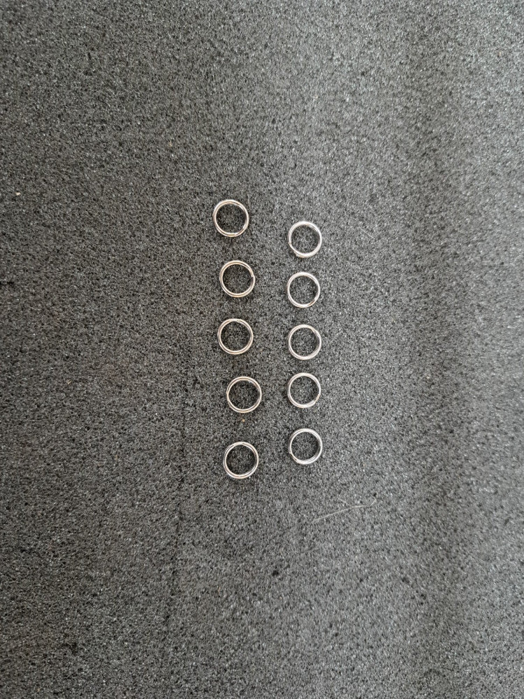 New, Juniper, 12438, #7 SS SPLIT RING, Sold as lots of 10pcs!