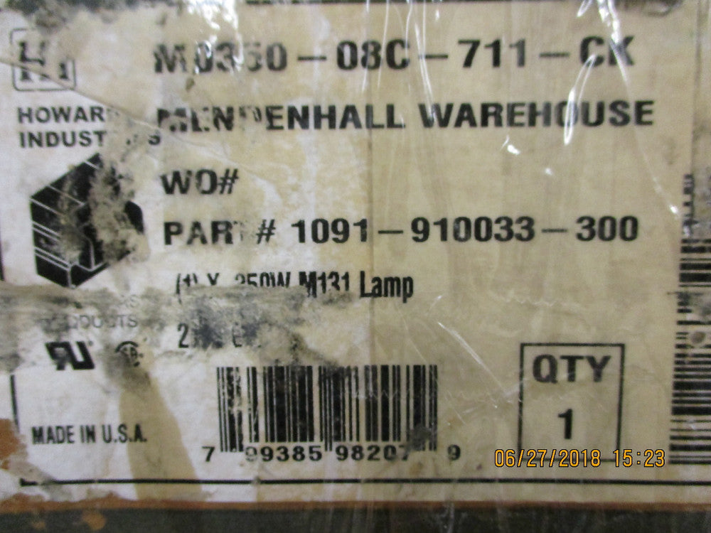 1091-910033-300 Howard Industries 350 Watt M131 Lamp Ballast Kit BRAND NEW!