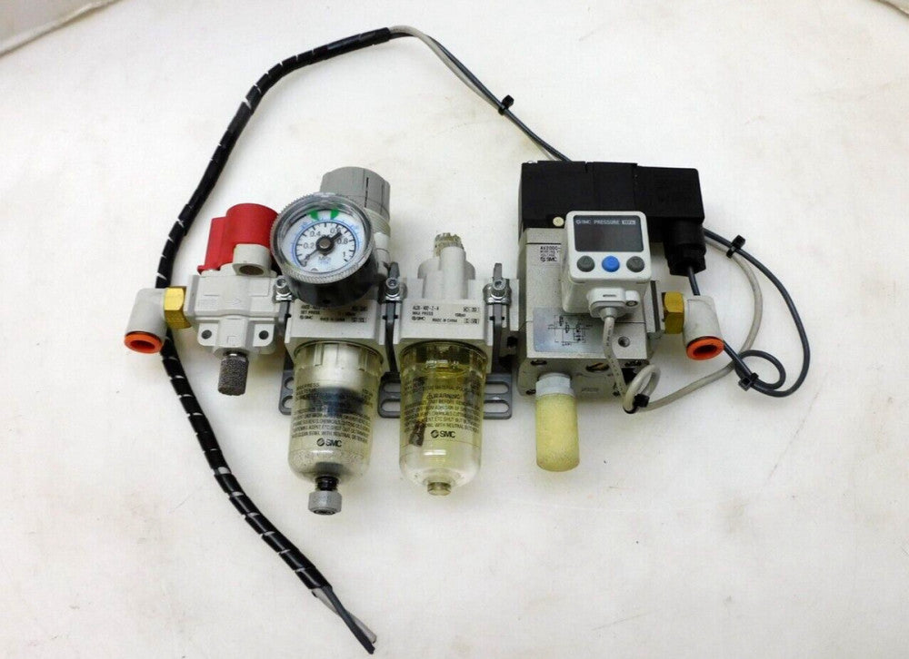 SMC AIR FILTER REGULATOR ASSEMBLY AV2000-N02-5DZ AL20-N02-Z-A AW20-N02G-Z-A ISE4