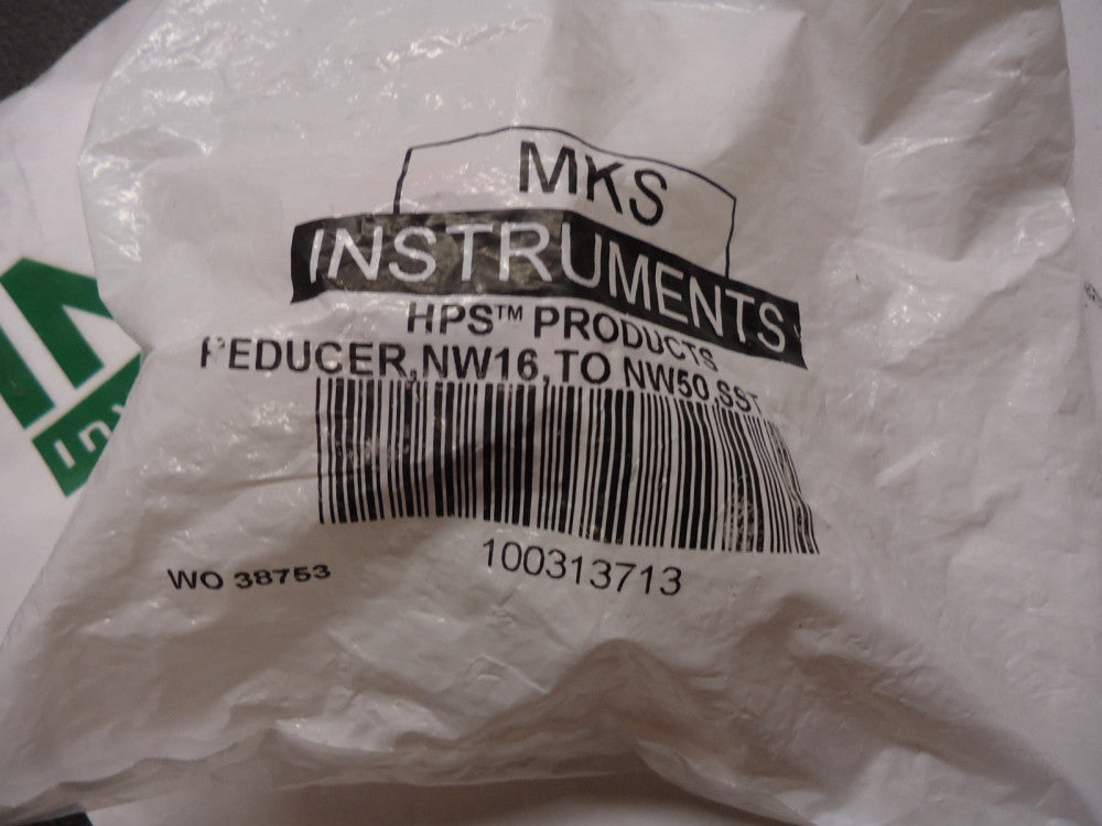 Brand New! MKS Vacuum Fitting, 100313713, KF-16 NW16 TO KF-50 NW50