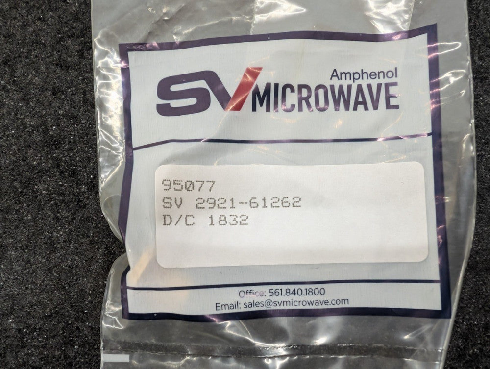 New, Amphenol, 2921-61262, SV MICROWAVE RF COAXIAL CONN