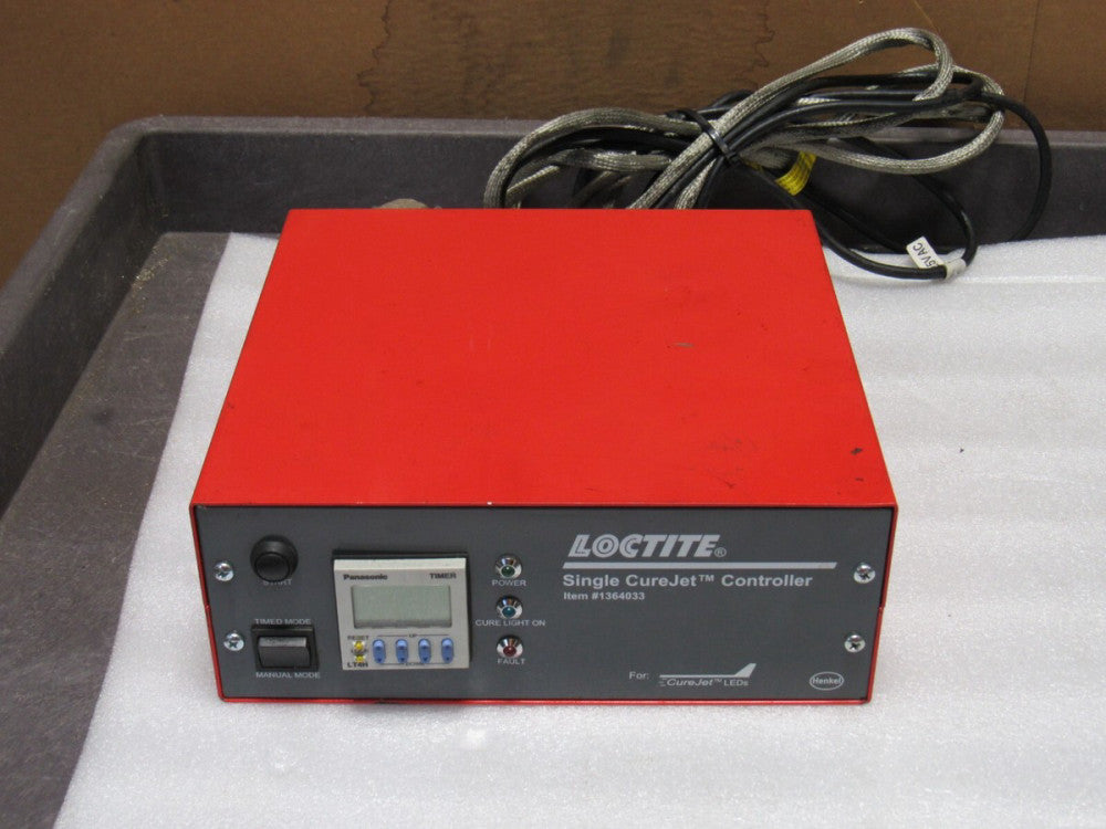 LOCTITE SINGLE CUREJET CONTROLLER 1364033 85-264VAC 2.7 A AMP - USED