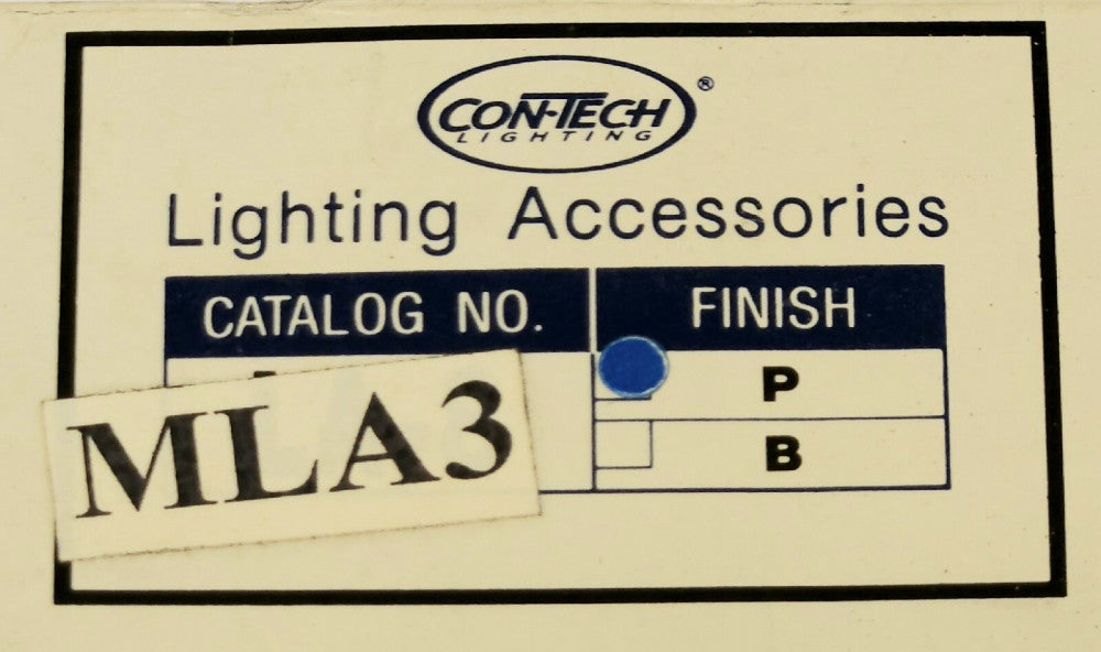 CON-TECH Lighting MLA3 MLA-3 TRACK Lighting Flexible Cable
