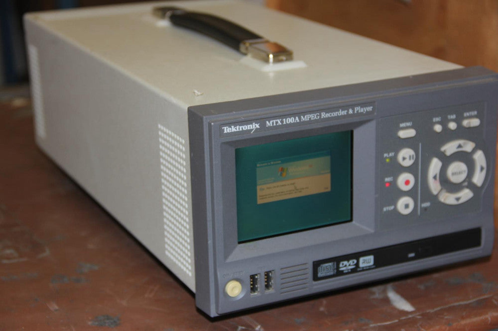 TEKTRONIX MTX100A MPEG Recorder Player