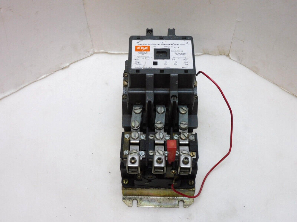 FPE FEDERAL PACIFIC MOD C STARTER 4204 CU33-51 3P SIZE 3  MISSING COIL
