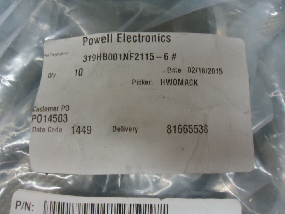 319HB001NF2115-6 GLENAIR CIRCULAR MIL SPEC STRAIN RELIEFS & ADAPTERS BRAND NEW!
