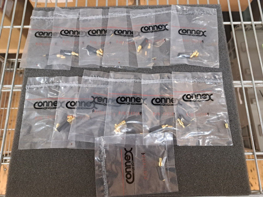New, Amphenol, 142189, CONN SMB JACK STR 50 OHM CRIMP, Sold as lots of 13pcs!