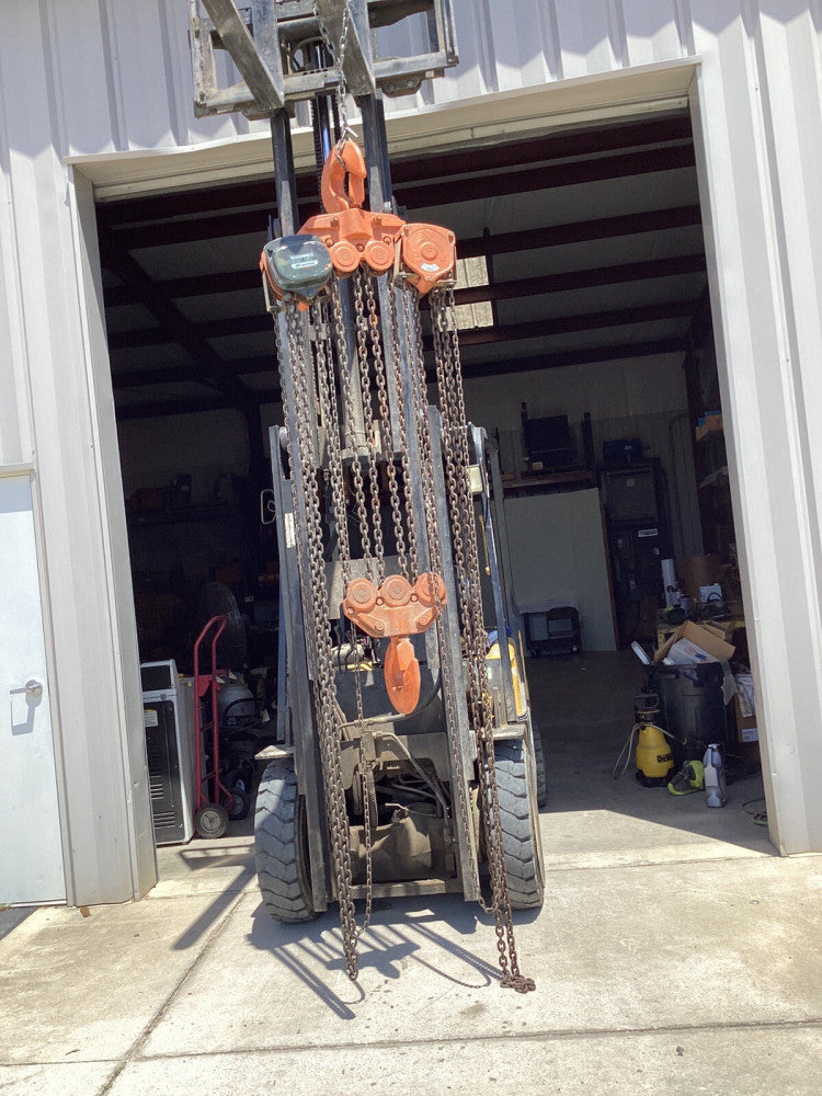 Ingersoll Rand Roughneck 15 Ton Chain Hoist Model VL2-150. 10' Lift