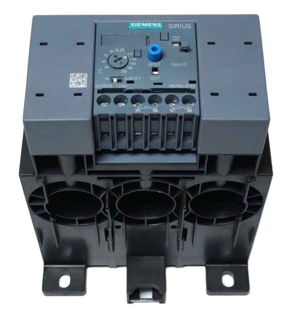 SIEMENS 3RB2056 2FW2 Overload Relay 50-200 AMPS