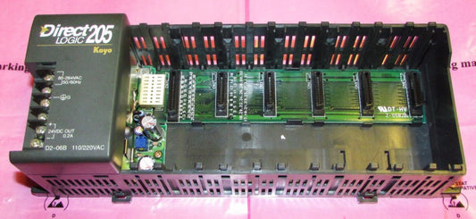 PLC DIRECT KOYO D2 06B 6 Slot PLC Rack Chasis Power Supply