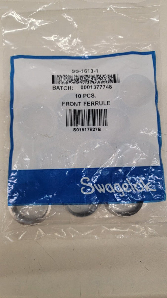 Swagelok - SS-1613-1 - 316 STAINLESS STEEL BACK FERRULE FOR 1 IN. SWAGELOK TUBE