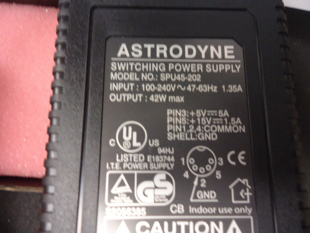 SPU45-202 Astrodyne 45 Watt Desktop Switching supply Brand New!
