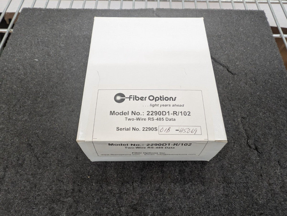 New, Fiber Options, 2290D1-R/102, TWO-WIRE RS-485 DATA 