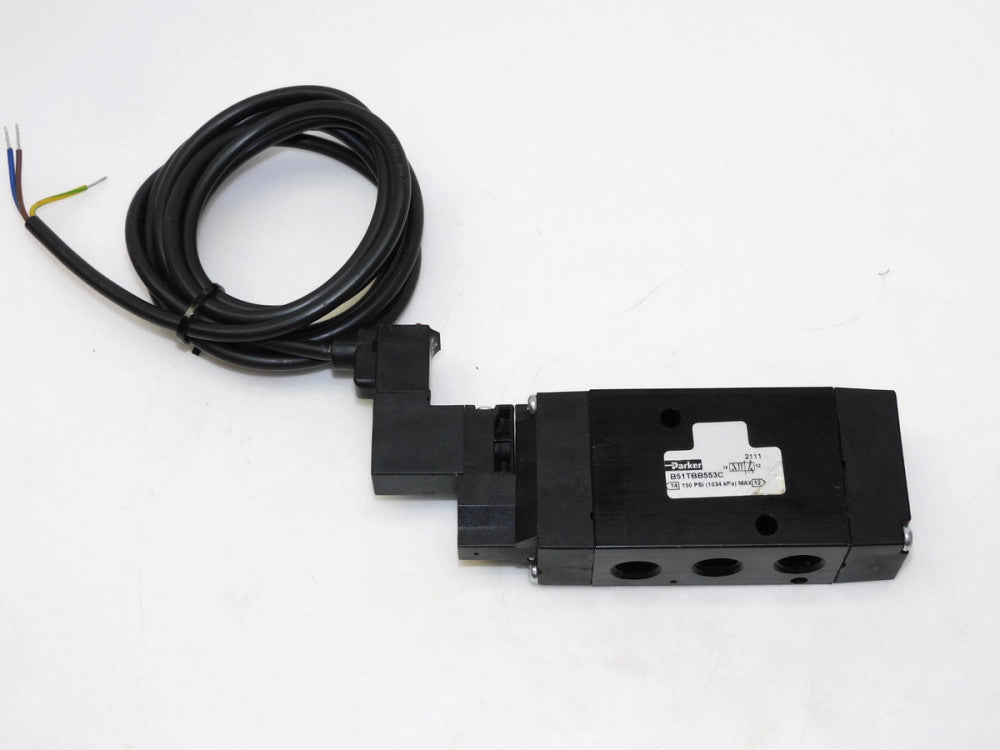 PARKER B51TBB553C SOLENOID VALVE 150PSI 1/4" NPT