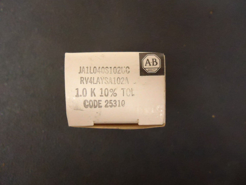Allen Bradley JA1L040S102UC POTENTIOMETER 1K-OHM 10% TOLERANCE TYPE J. New!
