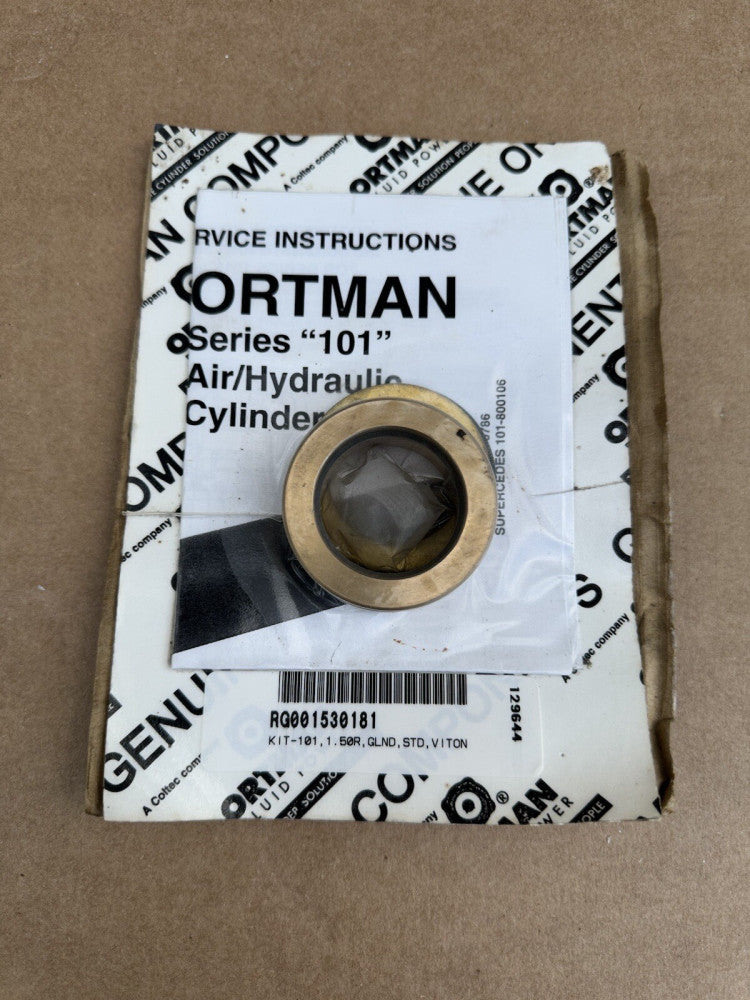 ORTMAN RG001530181 Series 101 Cylinder Gland Repair Kit 1.50R, GLND, STD, VITON