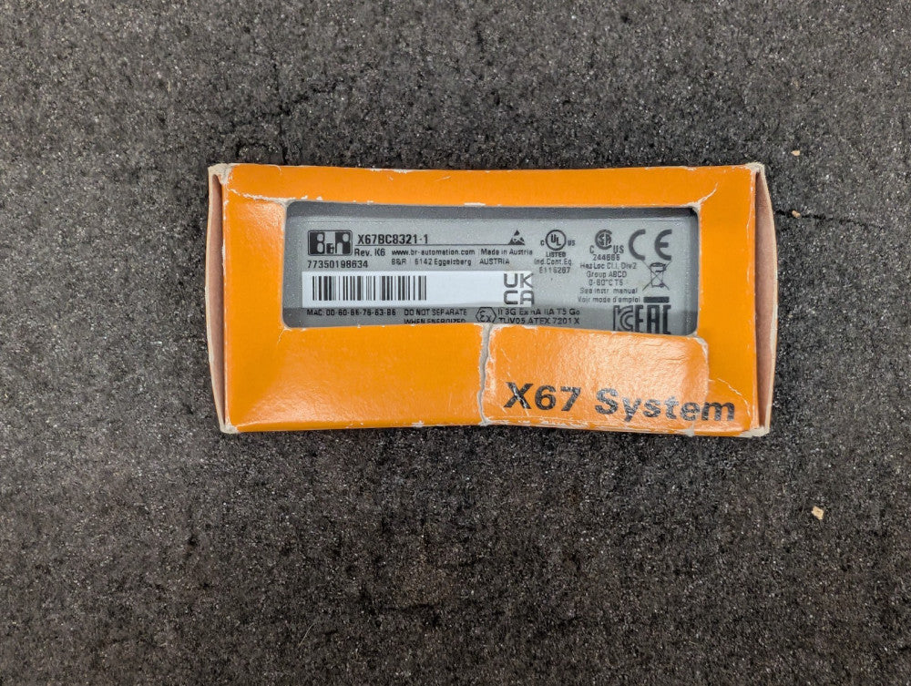 New, B&R, X67BC8321-1, BUS CONTROLLER X67 SYSTEM