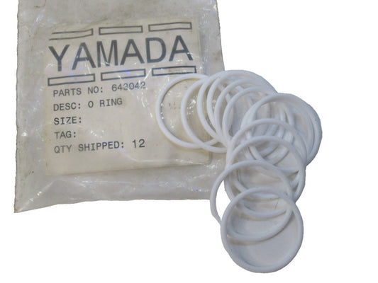 (New - Pack of 12) YAMADA 643042 Double Air Diaphragm Pump O-Ring 43.7mm 3.5mm